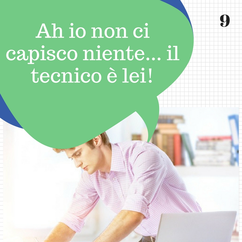 il tecnico è lei!